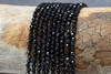 Black Spinel A Grade Polished 4mm Faceted Round