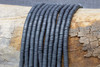 Hematite Matte 2x4mm Wheel