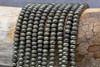 Pyrite Polished 4x6mm Rondelle