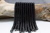 Black Onyx Polished 5x10mm Rondelle