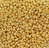 Size 11 Matsuno Seed Beads -- 465 24K Gold Plated