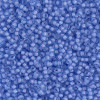 Size 11 Miyuki Seed Beads -- 1929 Cornflower / Pale Blue Lined Semi Matte