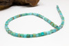 Elisa Turquoise Polished 4mm Cube - Mexico Stabilized