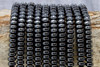 Hematite Polished 4x8mm Rondelle