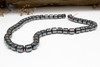 Hematite Polished 8x8mm Barrel