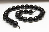 Black Onyx A Grade Polished 14mm Faceted Round - 64 Cut