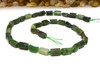 Green Jade Polished 8-9x11-12mm Irregular Cuboid