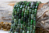 Green Jade Polished 8-9x11-12mm Irregular Cuboid