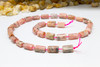 Rhodochrosite Polished 6-7x11-12mm Irregular Cuboid