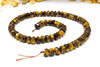 Tiger Eye Polished 5x8mm Faceted Rondel