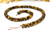 Tiger Eye Polished 5x8mm Faceted Rondelle