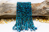 Tiger Eye A Grade Dyed Teal Polished 8mm Round