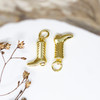 14K Gold Plated 13x9mm Cowboy Boot Charm