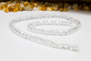Glass Crystal Polished 6x7mm Faceted Rondelle - Crystal AB