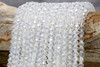 Glass Crystal Polished 6x7mm Faceted Rondelle - Crystal AB