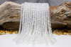 Glass Crystal Polished 6x7mm Faceted Rondelle - Crystal AB
