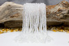 Glass Crystal Polished 6mm Faceted Round - Crystal AB