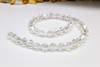 Glass Crystal Polished 8mm Bicone - Crystal AB