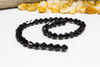 Glass Crystal Polished 6mm Bicone - Black