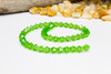 Glass Crystal Polished 5mm Bicone - Deep Green