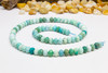 Hubei Turquoise Polished 4x6mm Faceted Rondel