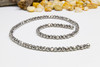 Glass Crystal Polished 4mm Faceted Round - Full Plated Platinum