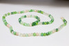Glass Crystal Polished 3x4mm Faceted Rondelle - Green Mix