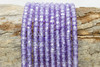 Zircon CZ AA Grade Polished Purple 3x4mm Faceted Rondelle