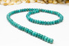 Natural Turquoise Polished 4x6mm Rondel - China