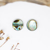 Abalone Polished 10mm Double Sided Coin Bead