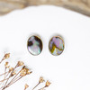 Abalone Polished 8x10mm Double Sided Oval Bead