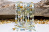 Aquamarine Multi Color Polished 12mm Faceted Square