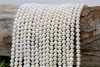 Freshwater Pearls White 4-5mm Round Potato