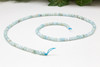 Larimar Polished 3.5x3mm Faceted Rondelle