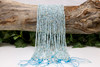 Larimar Polished 3.5x3mm Faceted Rondelle