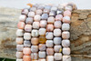 Pink Botswana Agate Polished 8mm Faceted Cube