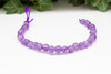 Amethyst A Grade Polished 6mm Round - 2mm Large Hole