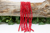 Howlite Dyed Red 4mm Faceted Round