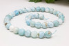 Larimar Polished 10mm Faceted Round