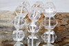Crystal Quartz Polished 13-21mm Graduated Faceted Double Prism Points