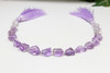 Amethyst Ombre Polished 8-12mm Faceted Nugget