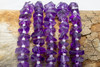 Amethyst Polished 5-10mm Faceted Nugget