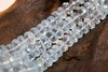 Blue Topaz Polished 8mm Faceted Rondelle