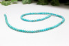 Kingman Turquoise Stabilized Polished Blue 4mm Round - Arizona