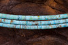 Nacozari Turquoise Stabilized Polished 3.5-4mm Heishi - Mexico