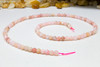 Natural Pink Opal Polished 4mm Faceted Round