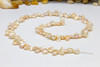 Freshwater Pearls Polished Peach 5-8mm Top Drill Keshi