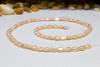 Freshwater Pearls Polished Peach 5-8mm Rice Nugget