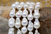 Freshwater Pearls Polished White 12x21mm Baroque