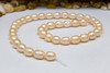 Freshwater Pearls Polished Peach 8-10mm Rice
